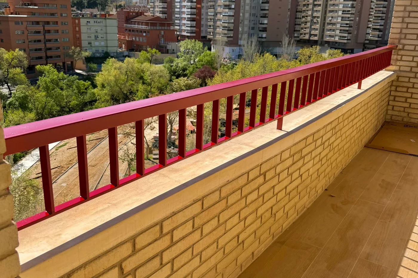 Trabajo de esmaltado y lacado de Pinturas Ángeles en Zaragoza